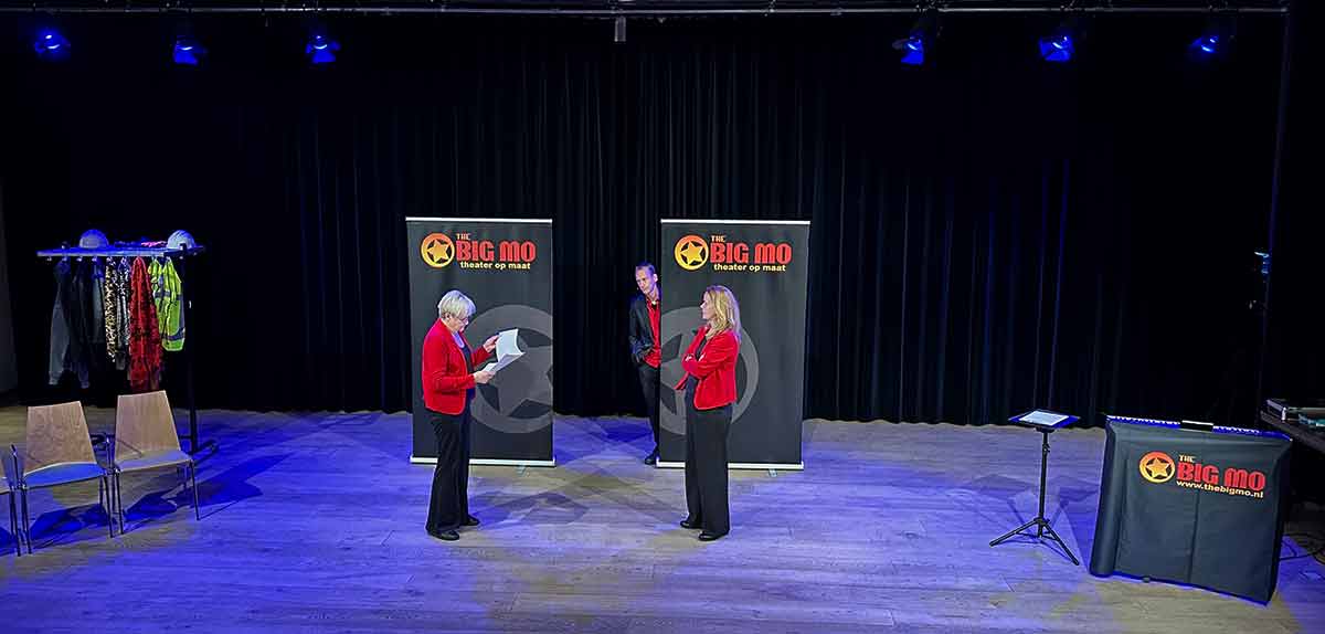 Repetitie van integriteitsvoorstelling Eerlijk Gezegd door The Big Mo